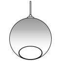 PSM Lighting Moby Sh 4950.C.E27.Sh Suspension Lamp