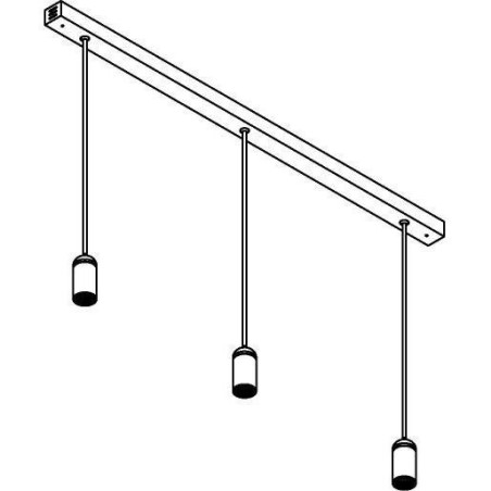 PSM Lighting Naomi - Radar 1827X3.Ip20 Suspension Lamp