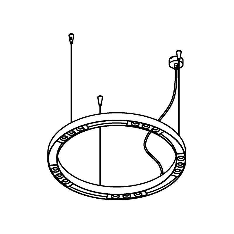 PSM Lighting Hula Hoop 2111 Suspension lamp