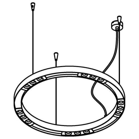 PSM Lighting Hula Hoop 2111 Suspension lamp