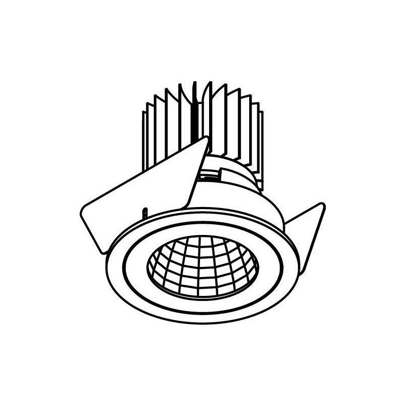 PSM Lighting Ø70 Luxor Xtm.1300.10024.S2 Recessed Spot