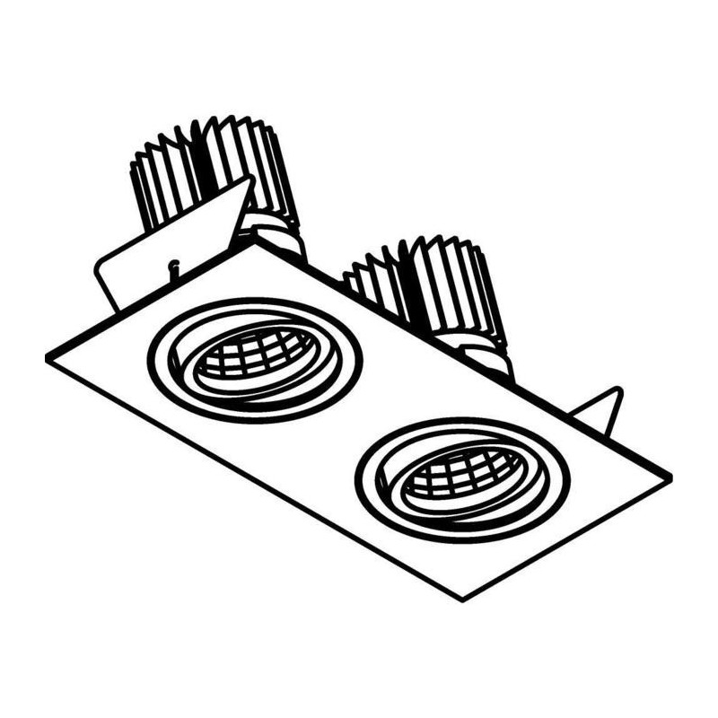 PSM Lighting Ø80 Luxor Xtm.1300.10037.S2 Recessed Spot