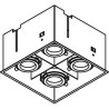PSM Lighting Spinner X Ds 1889Ds.Es50 Recessed Spot