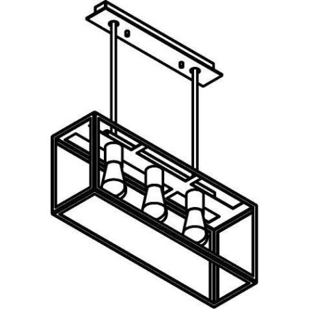 PSM Lighting Tavolo 5104.3X.So Suspension Lamp