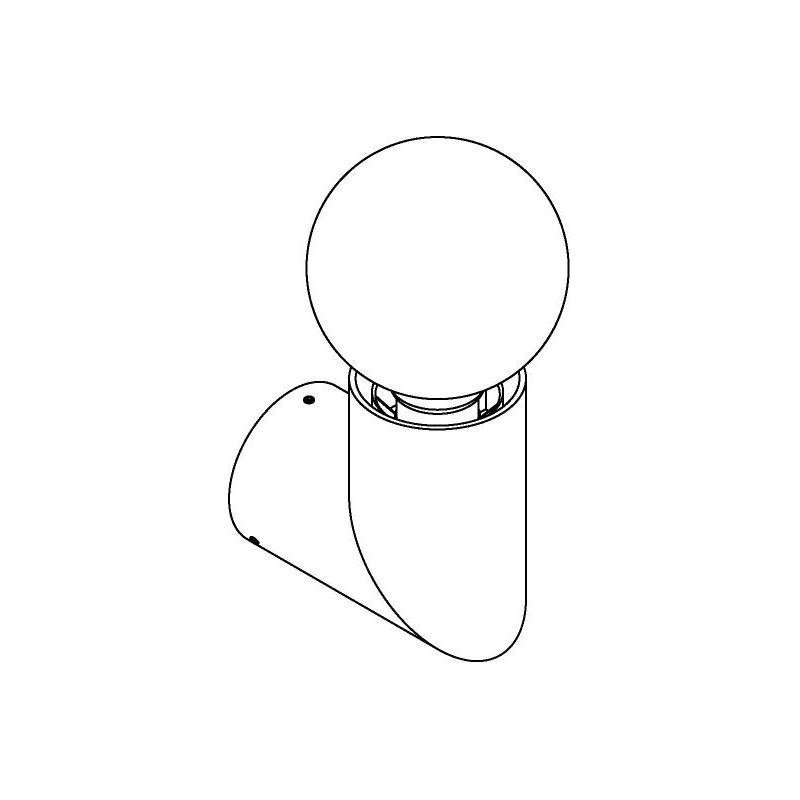 PSM Lighting Tubo 5201.E27.G80 Wall Lamp