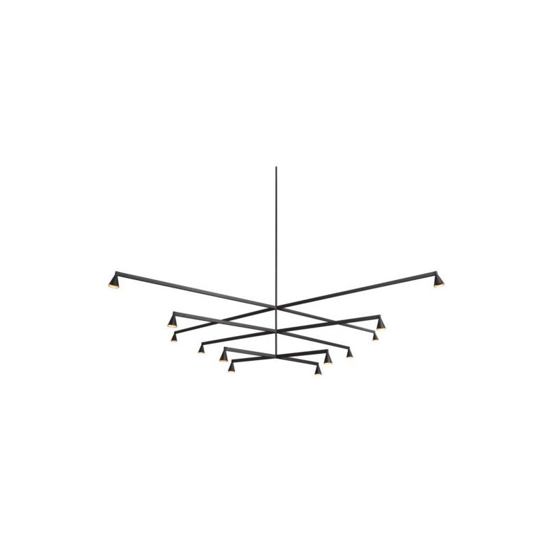 Trizo Austere-Chandelier 3X RF 75 suspension lamp