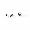 Trizo 2Thirty-WH2 with honeycomb wall lamp