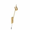 Trizo Aude-Wall L plug with honeycomb wall lamp