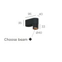 Trizo21 Audy 1 up Rounded with honeycomb ceiling lamp