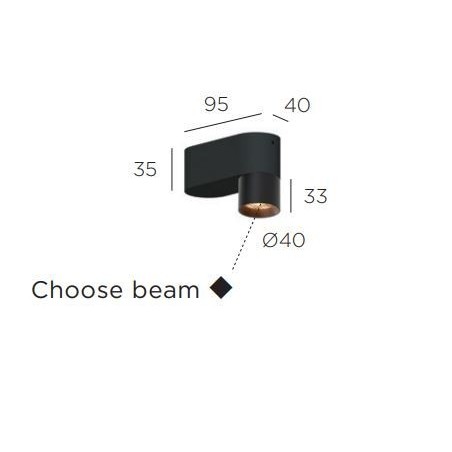 Trizo21 Audy 1 up Rounded with honeycomb ceiling lamp