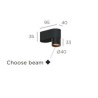 Trizo Audy 1 up Rounded with honeycomb ceiling lamp