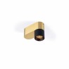 Trizo Audy-Duo 1 up Rounded with honeycomb ceiling lamp