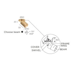 Trizo Audette in C with honeycomb ceiling lamp