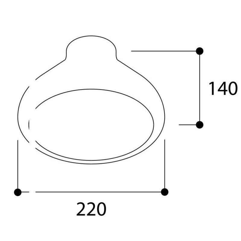 TAL LIGHTING ACCESSORY KALEBAS GLASS SHELL