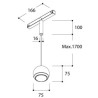 Tal Lighting BERRIER JUNIOR SUSPENSION THIN WIRE TRACK 48V Schienenleuchte