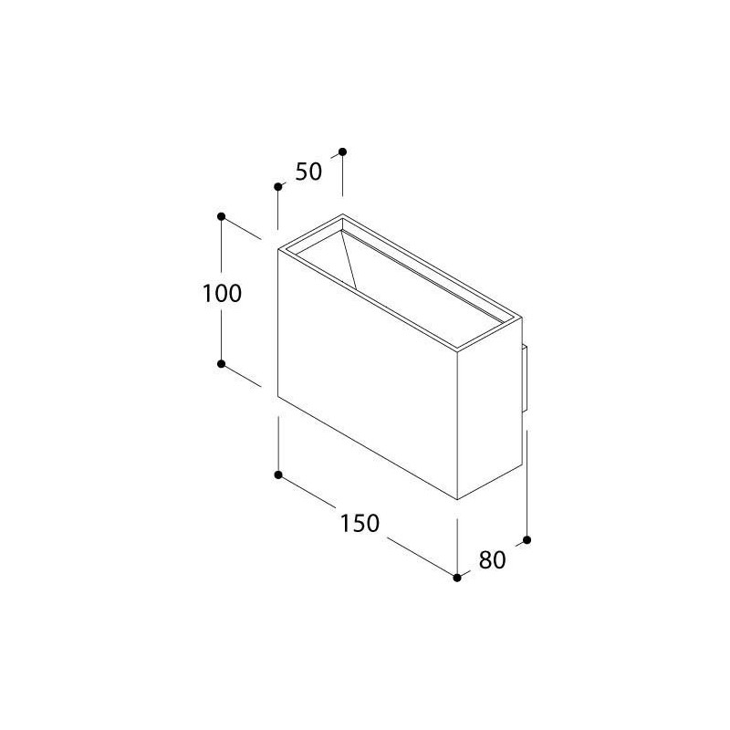 Tal Lighting BOA WALL LED MAINS DIMM Wandlampe