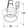 Tal Lighting CEDRUS GU10 LEAF Einbaustrahler