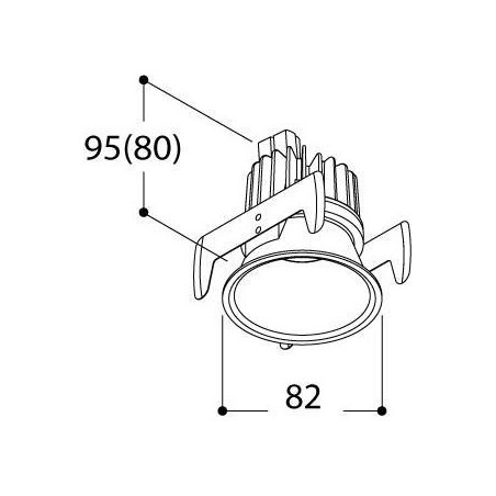 TAL CEDRUS QUANTUM LEAF recessed spot
