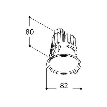 TAL CEDRUS QUANTUM TORSION recessed spot