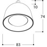 Tal Lighting CONE JUNIOR SURFACE MOUNTED M10 Deckenlampe