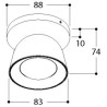 Tal Lighting CONE JUNIOR SURFACE MOUNTED WC Deckenlampe