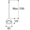 Tal Lighting CONE JUNIOR SUSPENSION M10 Hängelampe
