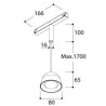 Tal Lighting CONE JUNIOR SUSPENSION TRACK 48V Schienenleuchte