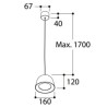 Tal Lighting CONE SUSPENSION CI MAINS DIMM Hängelampe
