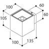 Tal Lighting DARTLING UP/DOWN LUX M MAINS DIMM Wandlampe
