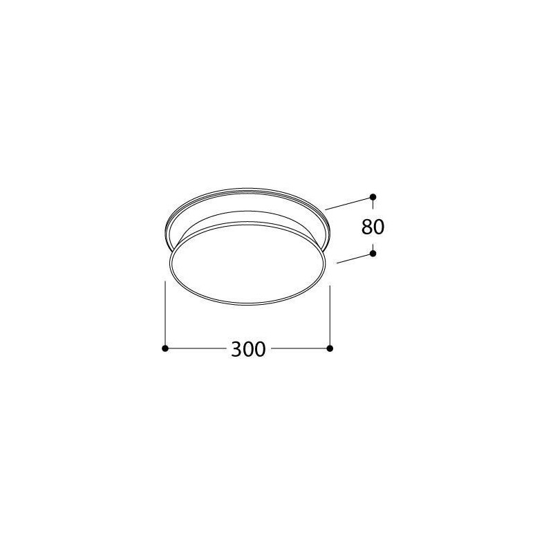 Tal Lighting DIABOLO 300 SM MAINS DIMMABLE Deckenlampe