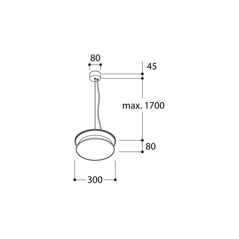 Tal Lighting DIABOLO M SUSPENDED MAINS DIMMABLE Hängelampe