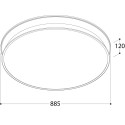 TAL DIABOLO XL SM Touch/DALI DIMMABLE ceiling lamp