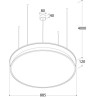 Tal Lighting DIABOLO XL SUSP Touch/DALI DIMMABLE Hängelampe