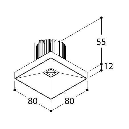TAL DICE EXO LEAF recessed spot