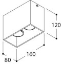 TAL DJANGO 2 FIXED GU10 ceiling lamp