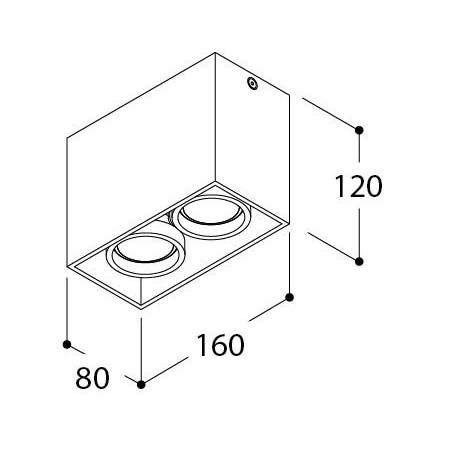 TAL DJANGO 2 ORIENTABLE GU10 ceiling lamp