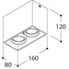 Tal Lighting DJANGO 2 ORIENTABLE GU10 Deckenlampe