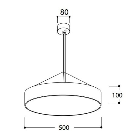 TAL FABIAN SUSP LED 500  suspension lamp