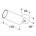TAL FUNNEL ELBOW 150 CI MAINS DIMM ceiling lamp