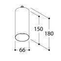 TAL FUNNEL ELBOW 150 CI M10 MAINS DIMM ceiling lamp