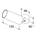 TAL FUNNEL ELBOW 150 GU10 ceiling lamp