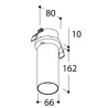 Tal Lighting FUNNEL ELBOW 150 RECESSED TORSION CI MAINS DIMM Deckenlampe