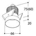 TAL FUNNEL EXO LEAF recessed spot