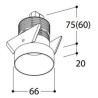 Tal Lighting FUNNEL EXO HALOLED LEAF Einbaustrahler