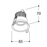 Tal Lighting FUNNEL FIX HALOLED TORSION Einbaustrahler