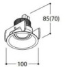 Tal Lighting FUNNEL FLEX HALOLED LEAF Einbaustrahler
