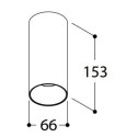 TAL FUNNEL ON 150 CI MAINS DIMM ceiling lamp