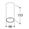 Tal Lighting FUNNEL ON 150 CI MAINS DIMM Deckenlampe