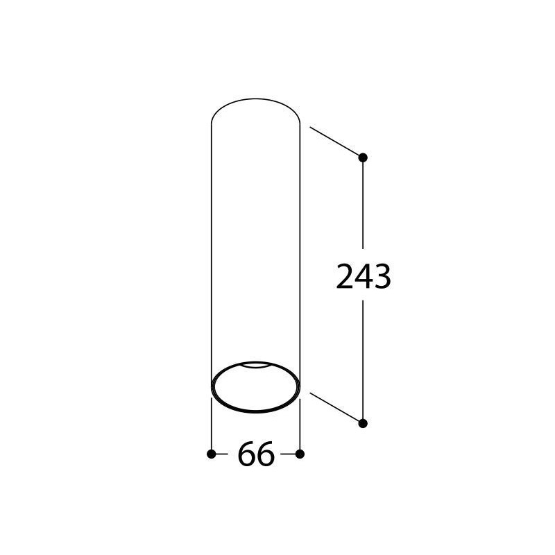 Tal Lighting FUNNEL ON 240 CI MAINS DIMM Deckenlampe