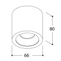 TAL FUNNEL ON SPLASH CI MAINS DIMM ceiling lamp